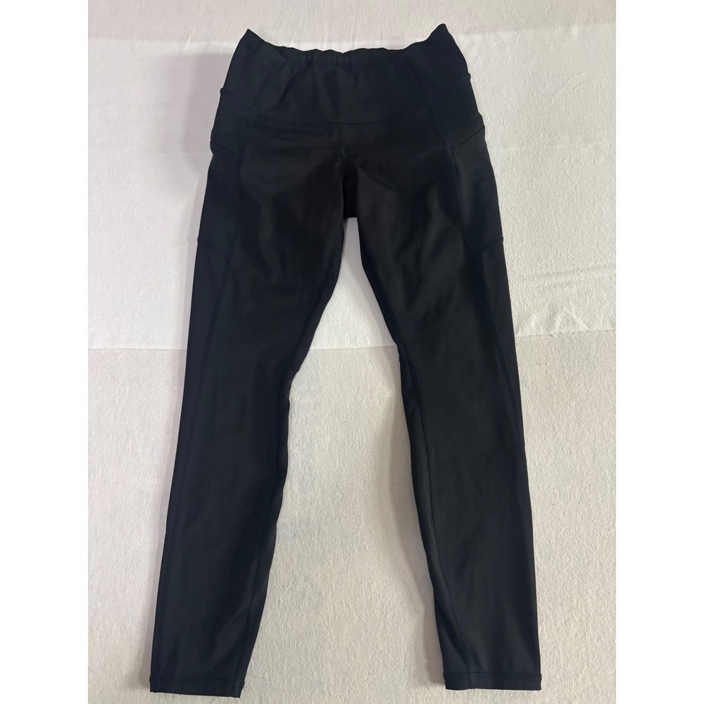 Athleta Contender Tight Black High Rise Leggings Petite XSP Pockets Workout Yoga